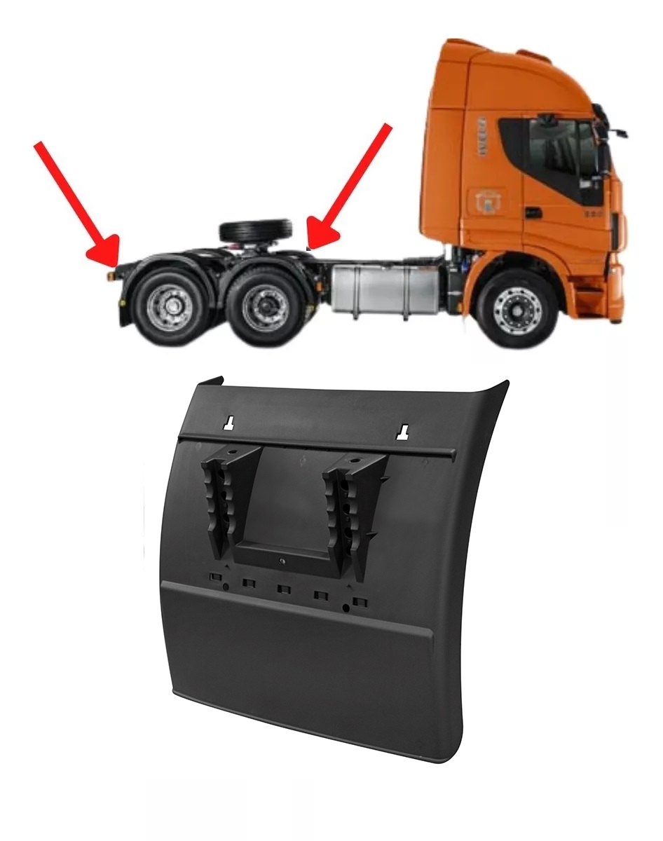 Meio Paralama Traseiro/ Dianteiro Caminhão Iveco Stralis, Hi-way, Hi-Road - 41213750