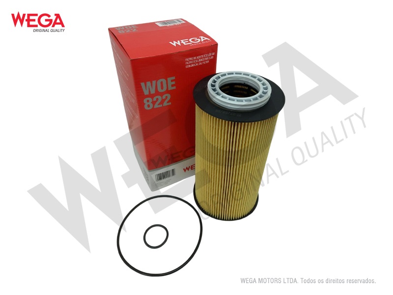 Filtro Oleo (Refil) Caminhão DAF CF, XF Após 2021 - WOE-822 Filtro Oleo (Refil) Caminhão DAF CF, XF Após 2021 - WOE-822