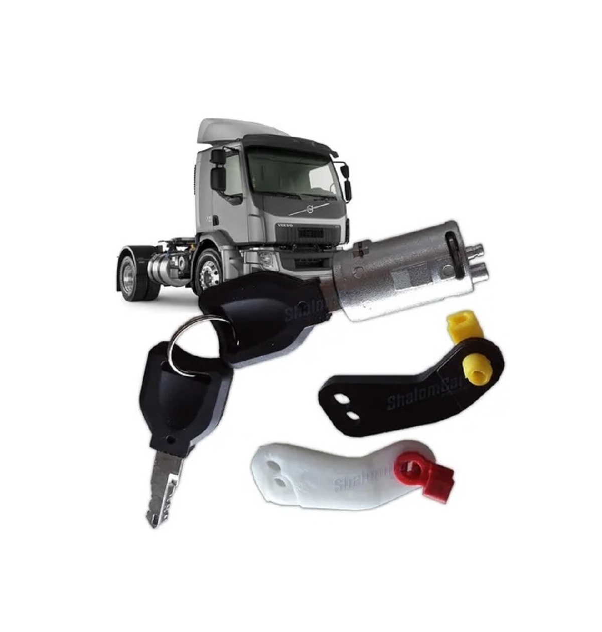 Cilindro Porta Caminhão Volvo VM Após 2003 Lado Direito ou Lado Esquerdo - 20502660/21427735