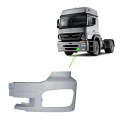Ponteira Parachoque Caminhão Mercedes-Benz Axor 1933 após 2005 Lado Esquerdo - 9448800371