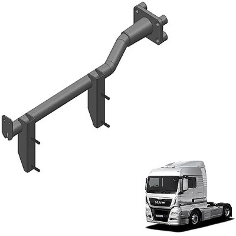 Suporte Paralama Tração Caminhão Volkswagen Meteor, MAN TGX Dianteiro Lado Esquerdo - 2V5803185