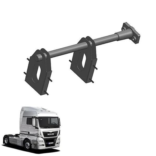 Suporte Paralama Tração Caminhão Volkswagen Meteor, MAN TGX Central (Entre Eixos) - 2V5803186