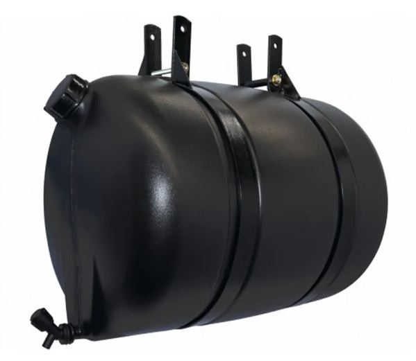 Corote Plastico 50 Litros Preto Completo (Cinta+Corote+Torneira)
