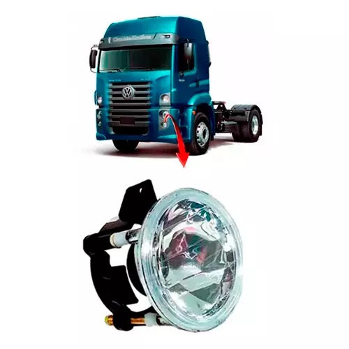 Farol Auxiliar Caminhão Volkswagen, Constellation Após 2006 - 2V2941063A