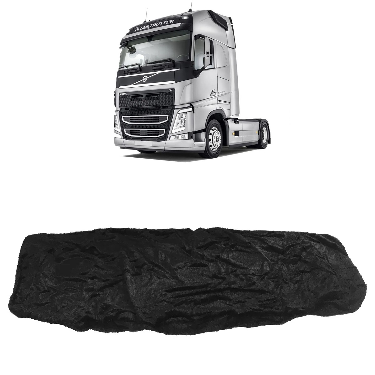 Capa Cama Caminhão Volvo FH após 2015 - Preta