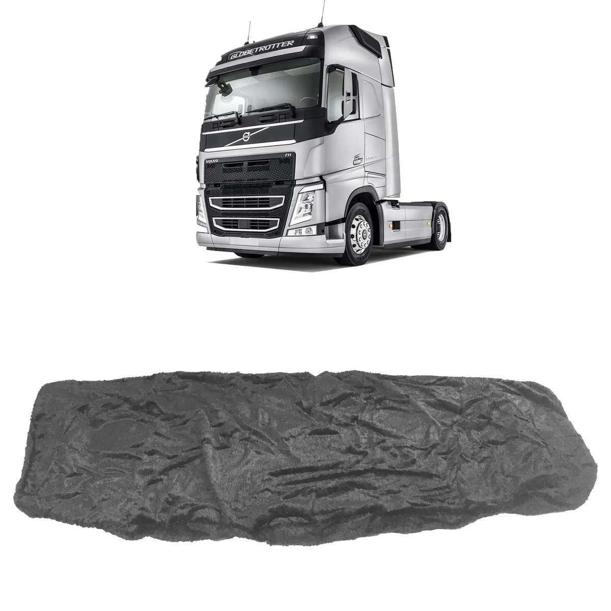 Capa Cama Caminhão Volvo FH após 2015 - Grafite