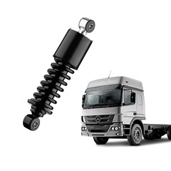 Amortecedor Cabine Caminhão Mercedes-Benz Atego Após 2013 Traseiro Com Mola - 958317260