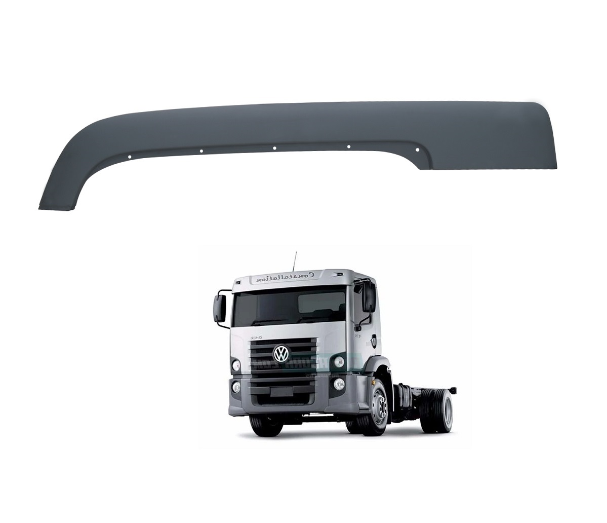 Lateral Teto Caminhão Volksawagen Constellation Cabine Simples Lado Esquerdo - 2R2809023A