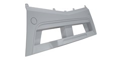 Capa Parachoque Central Caminhão Mercedes-Benz Actros Após 2021 (Cabine Baixa) - 9608801790