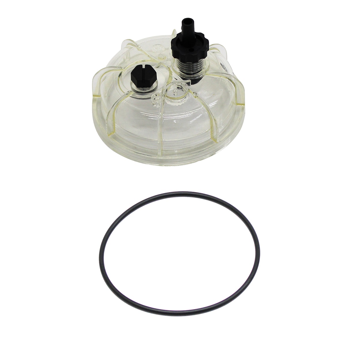 Copo Acrílico Filtro Combustível Racor Caminhão Mercedes-Benz, Volkswagen (Sem furo para sensor) - WCA002