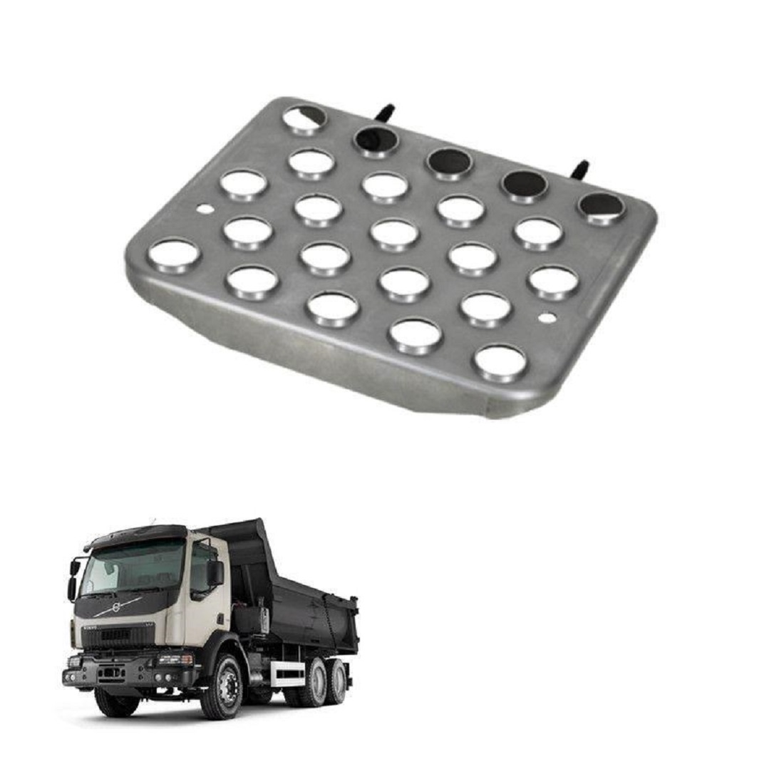 Estribo Pisar Paralama Caminhão Volvo VM Fora de Estrada - Lado Direito ou Lado Esqquerdo - 20491566