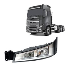 Farol Auxiliar Caminhão Volvo FH Após 2015 Lado Esquerdo (02 Lâmpada) - 21221153
