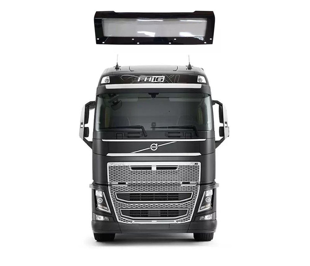 Viseira Acrílica Caminhão Volvo FH de 2015 até 2015 (Central) - 84010909 Viseira Acrílica Caminhão Volvo FH de 2015 até 2015 (Central) - 84010909