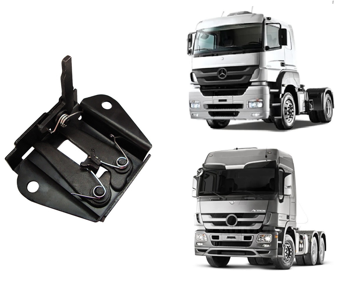 Fecho Capo Caminhão Mercedes-Benz Axor, Actros (Parte inferior) - A9737500184 Fecho Capo Caminhão Mercedes-Benz Axor, Actros (Parte inferior) - A9737500184