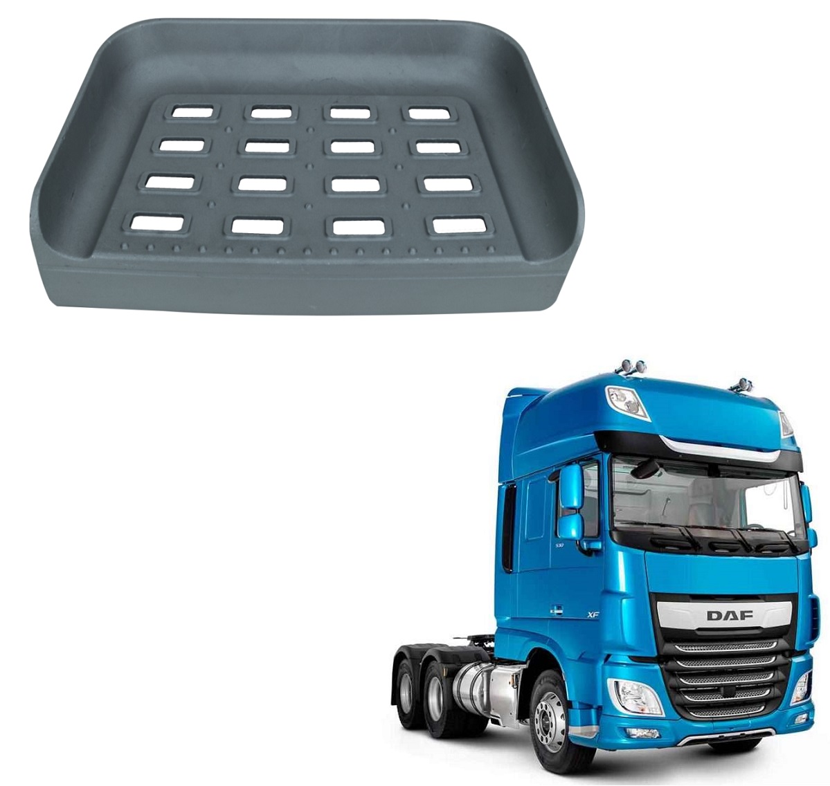 Estribo Pisar Caminhão DAF XF Após 2021 Central Lado Esquerdo - 1945945