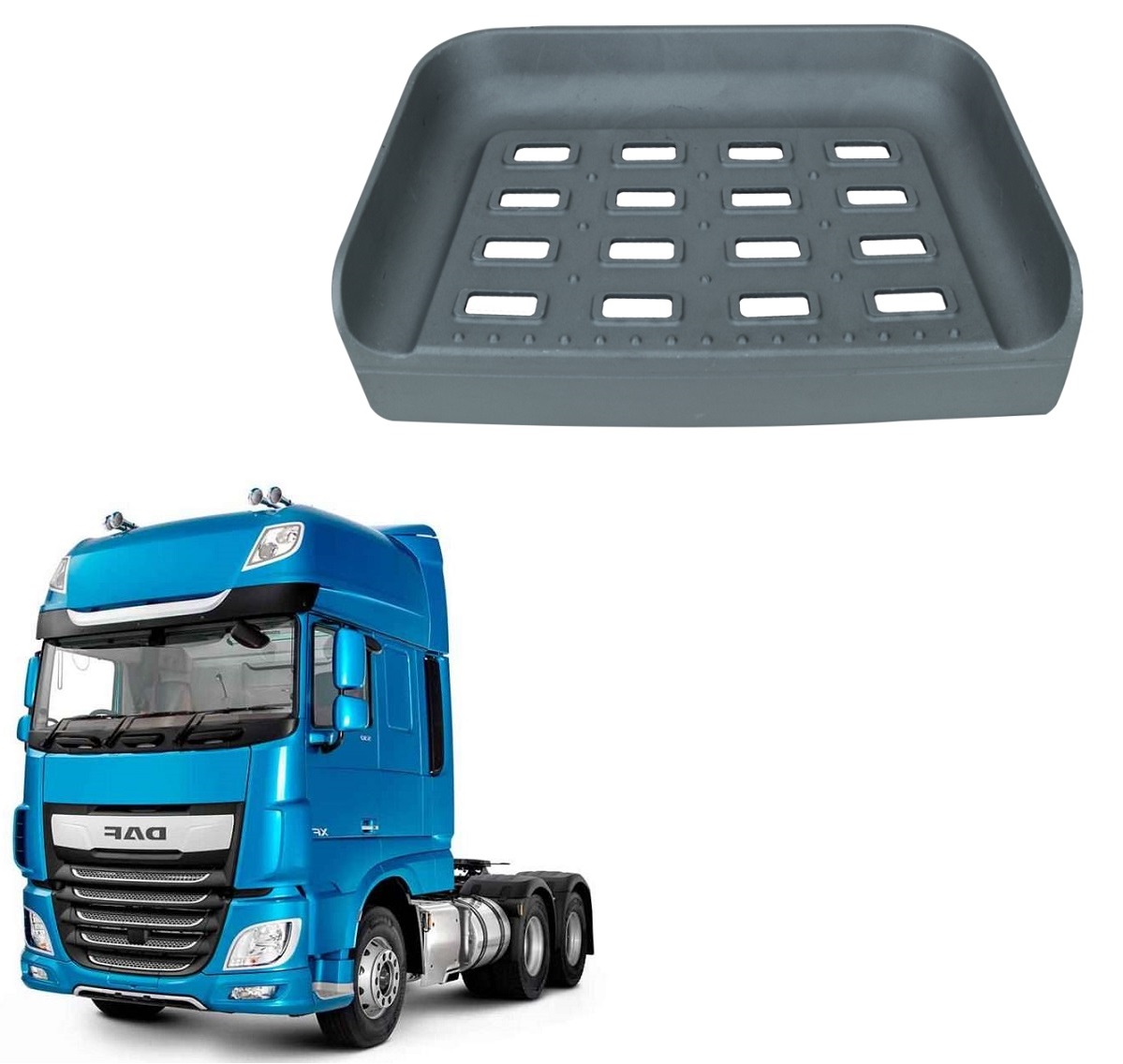 Estribo Pisar Caminhão DAF XF Após 2021 Central Lado Direito - 1945946