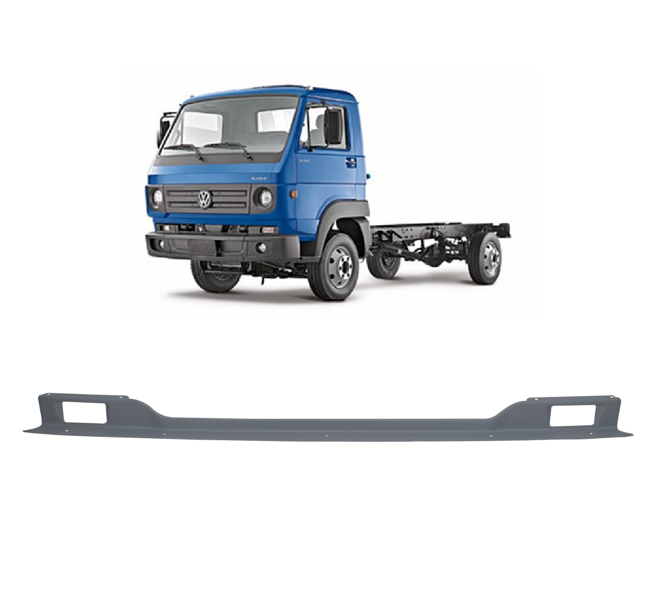 Acabamento Parachoque Caminhão Volkswagen Delivery 2006 até 2012 - 2P0807233