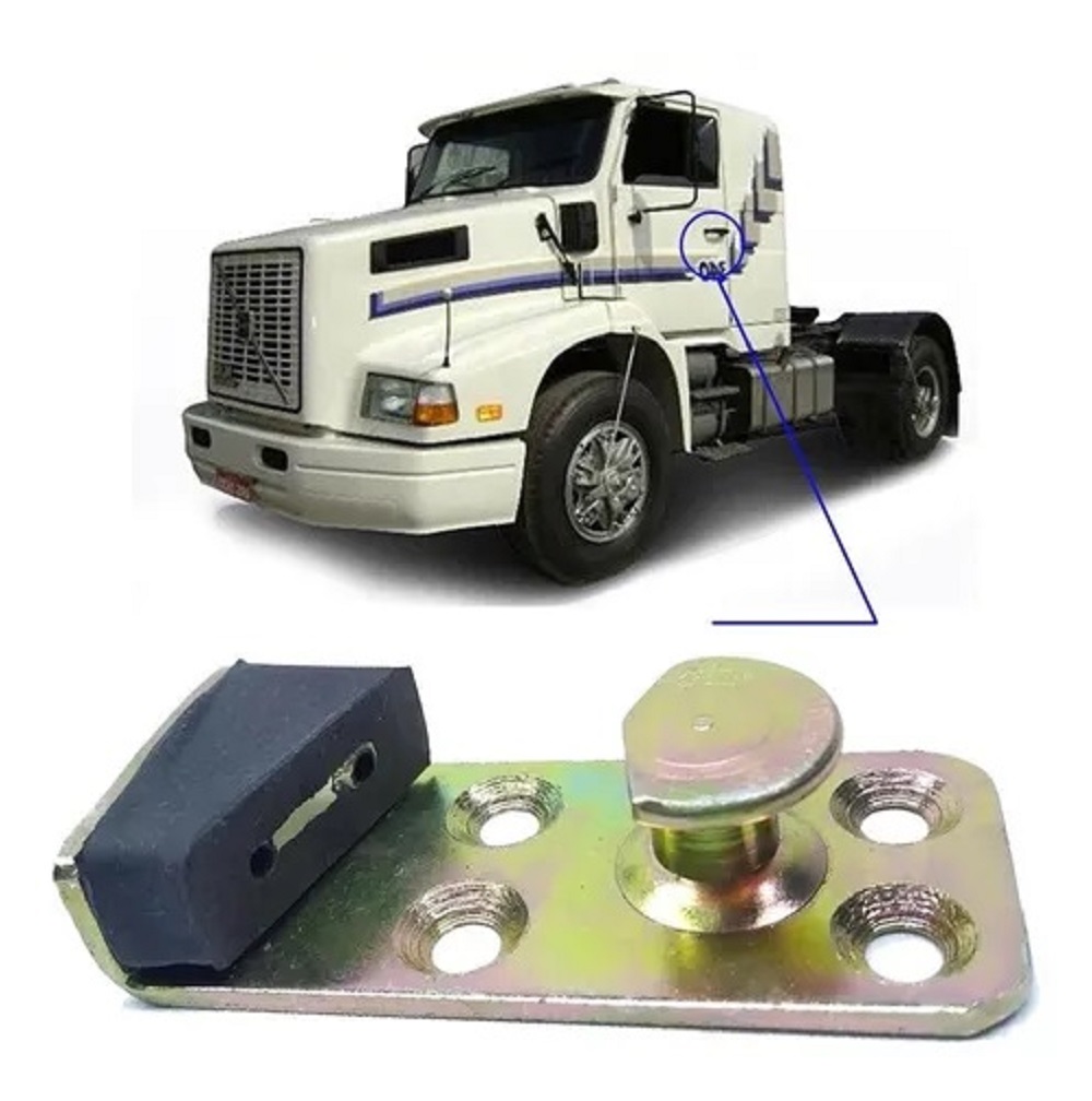 Batente Porta Caminhão Volvo NL EDC 1992 a 1998 Lado Esquerdo - 8123615