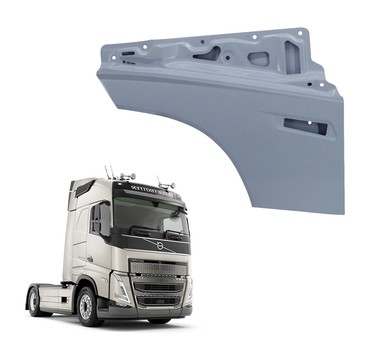 Extensão Porta Caminhão Volvo FH Após 2021 Lado Esquerdo - 84223840
