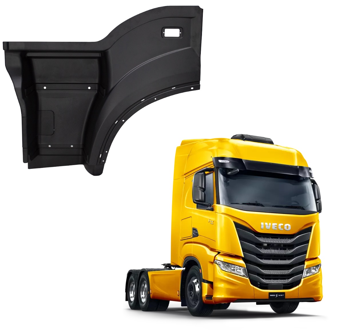 Paralama Cabine/ Estribo Caminhão Iveco S-Way Lado Esquerdo - 5802314651