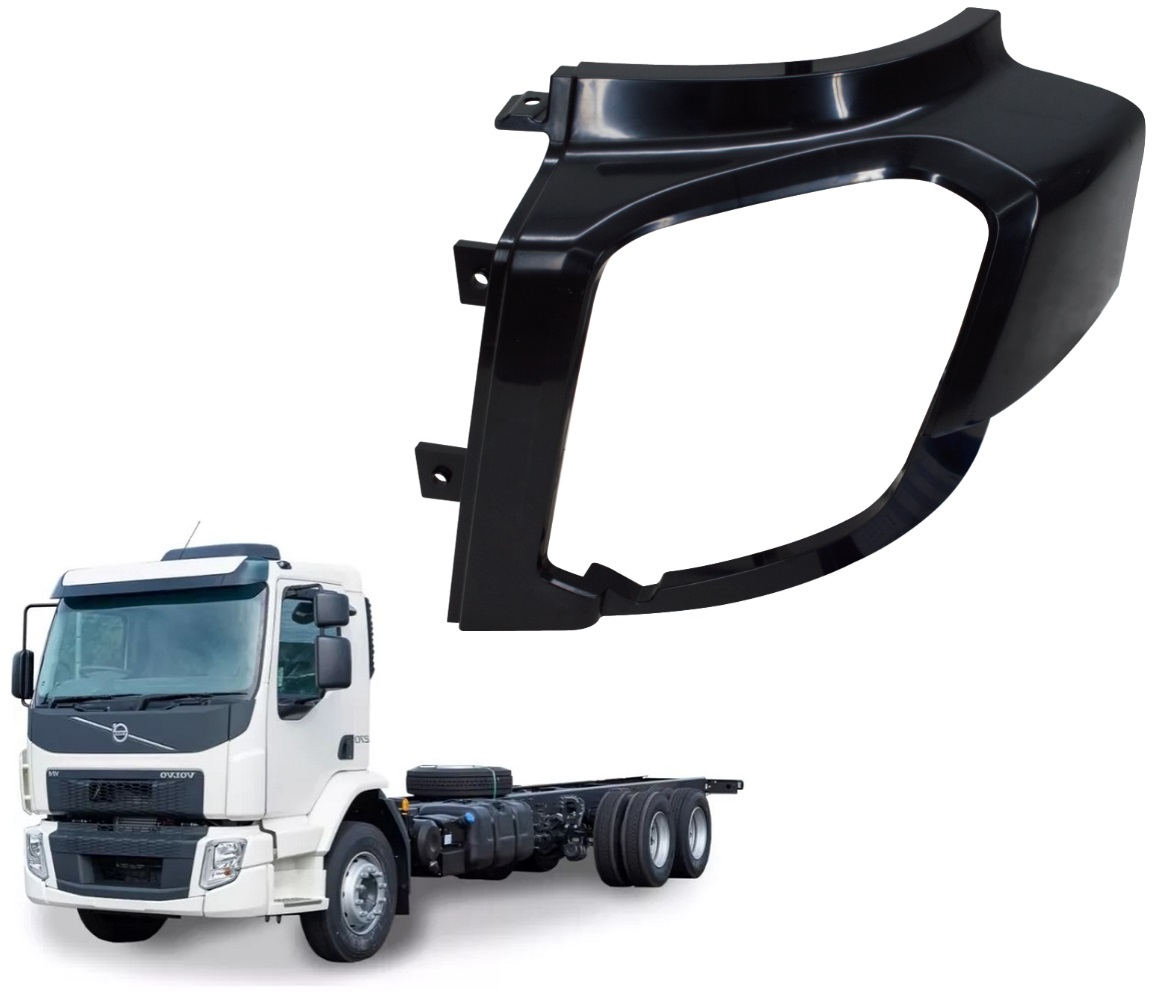 Moldura Farol Caminhão Volvo VM Após 2019 Lado Esquerdo - 84710793 Moldura Farol Caminhão Volvo VM Após 2019 Lado Esquerdo - 84710793