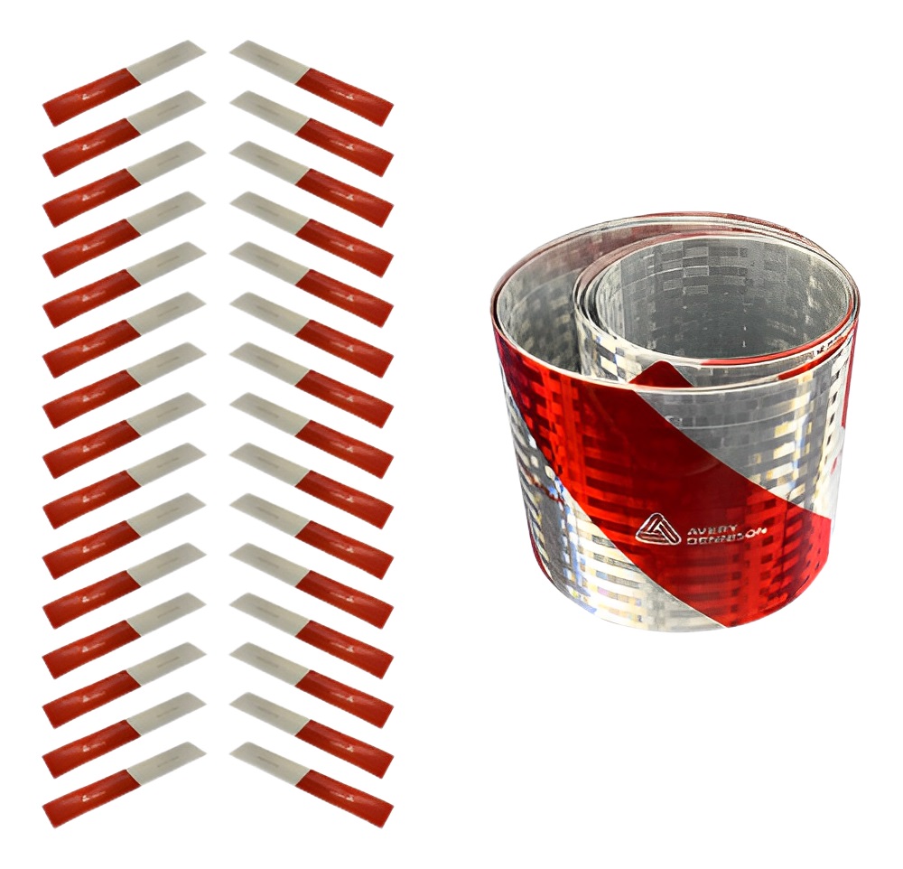 Kit 30 Faixa Refletiva Lateral + 1 Parachoque 3M (Original)