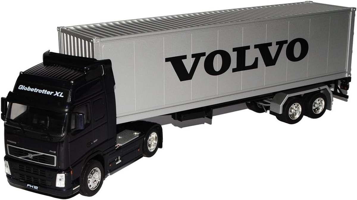 Miniatura Caminhão Volvo FH12 2005 a 2010 - 1/32 - Preto - WEL32625W