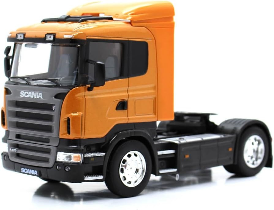 Miniatura Caminhão Scania R470 1/32 Welly Laranja - WEL32625W