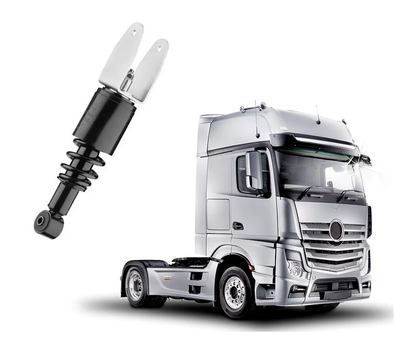 Amortecedor Cabine Caminhão Mercedes-Benz Actros Após 2020 Traseiro Com Mola (ST429) - 9603109255