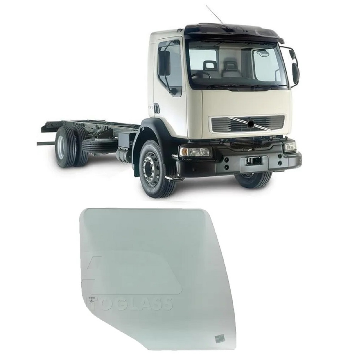 Vidro Porta Caminhão Volvo VM Até 2024 Lado Direito - 704507