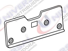 Chapa Lateral Estribo Caminhão  Mercedes-Benz 1634, 1938 - LS Superior