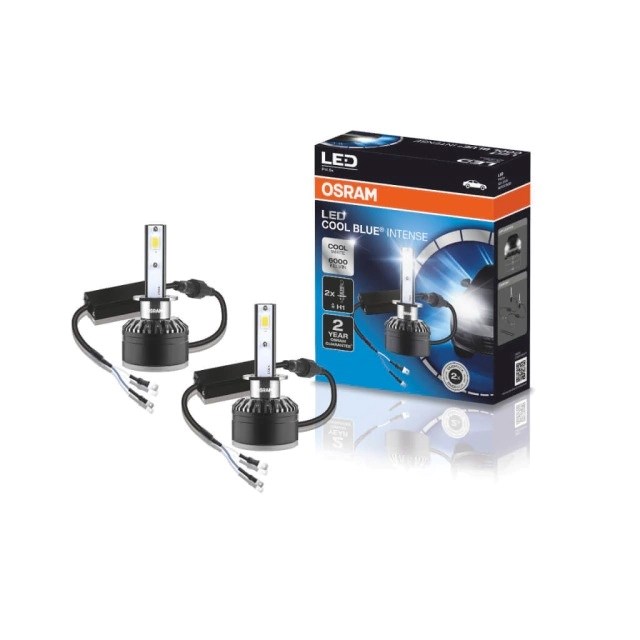 Lâmpada LED H1 Osram LED Cool Blue Intense (par) - 66150CWCB Lâmpada LED H1 Osram LED Cool Blue Intense (par) - 66150CWCB