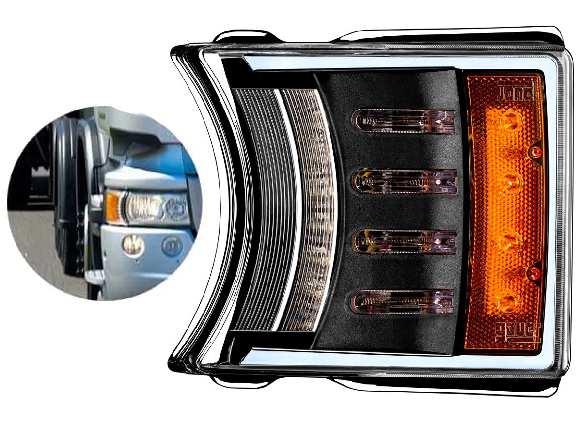 Lanterna Seta Caminhão Scania Série 4, Série 5 (Modelo Série 6) LED