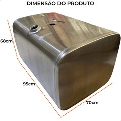 Tanque Alumínio MAN TGX 2016 Até 2020 - 330 Litros - 2V5201060G