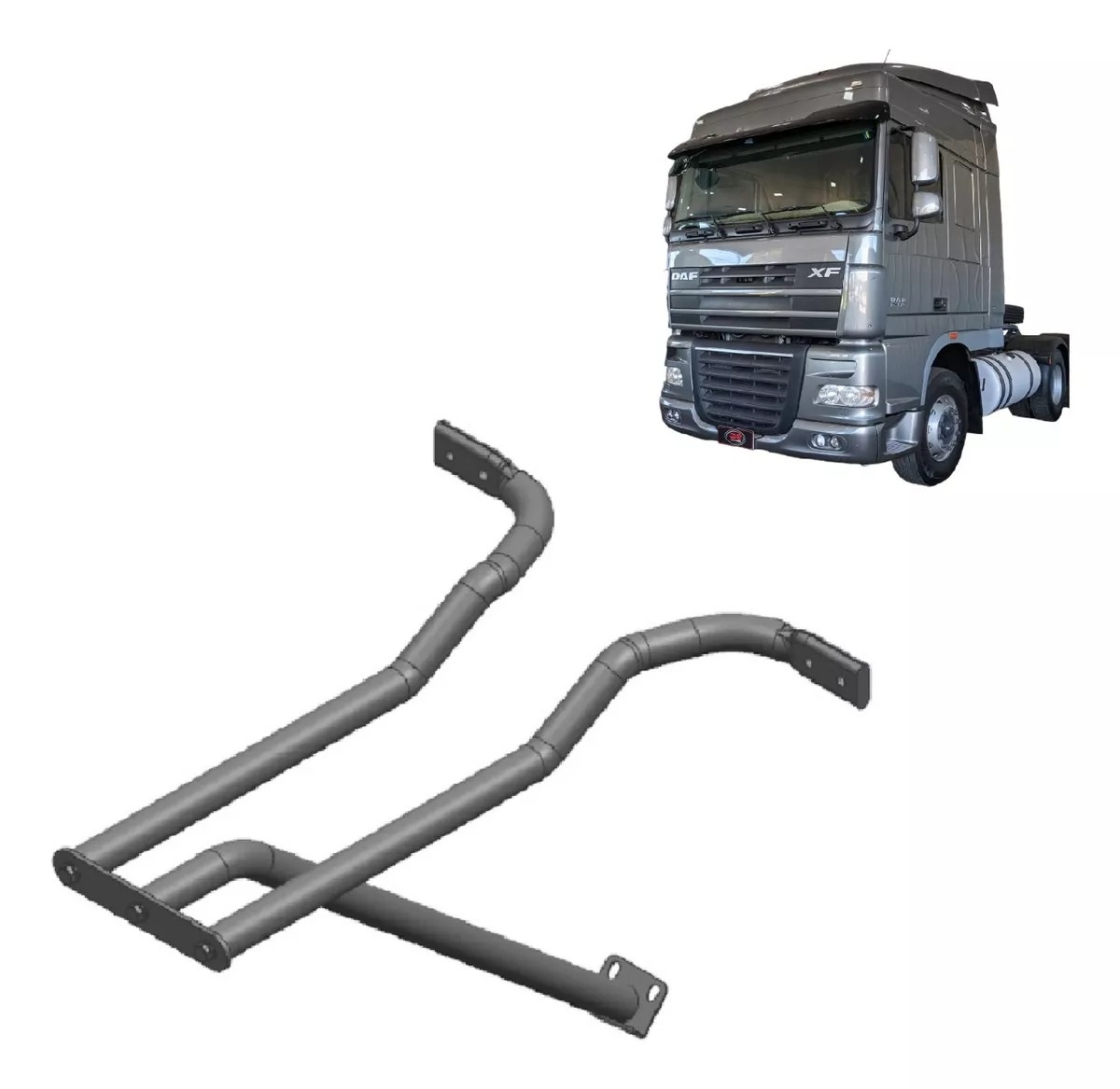 Suporte Entre Eixos Paralama Caminhão DAF XF Traçado 6x4 - 2232466