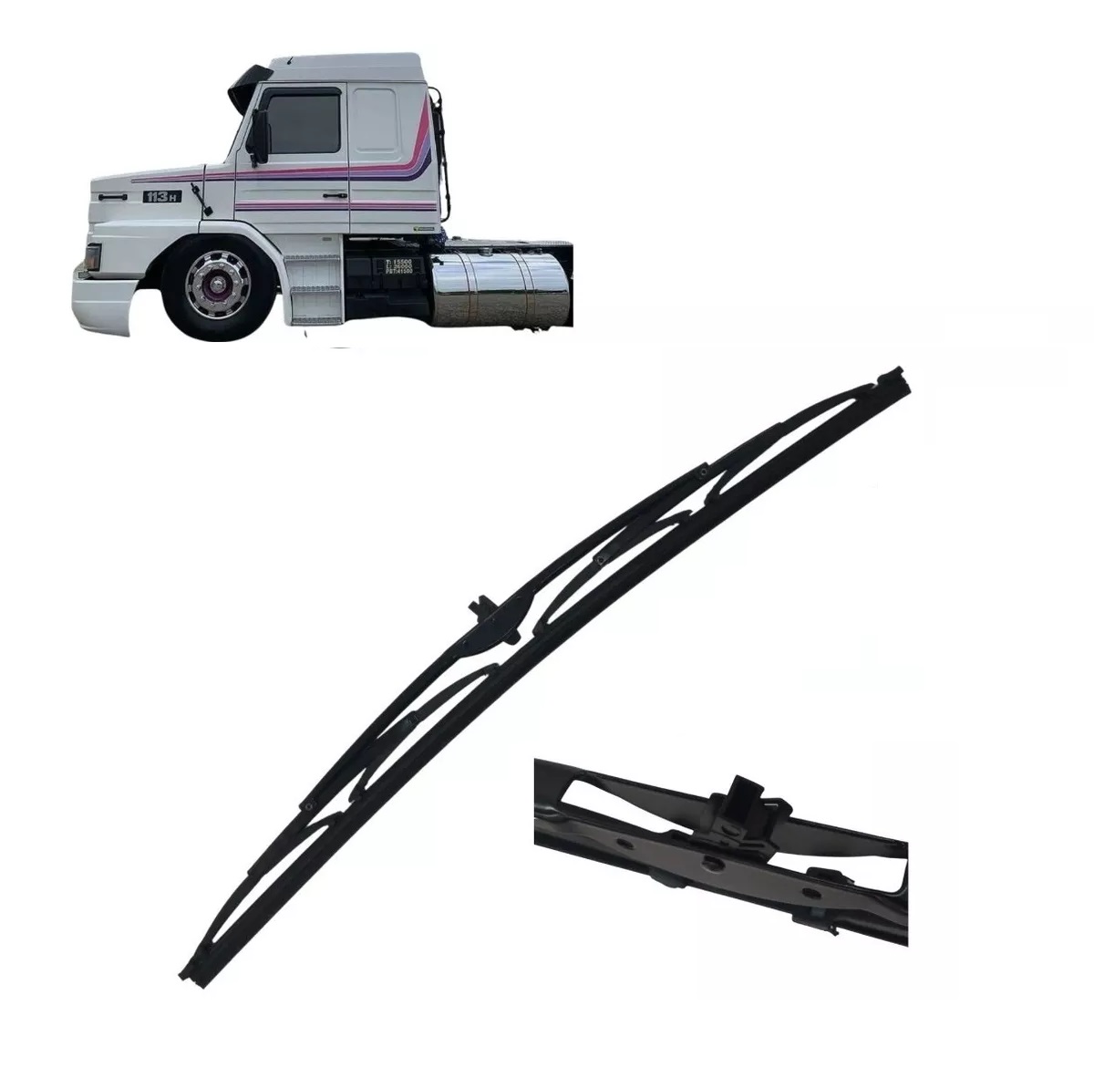 Palheta Limpador Parabrisa Caminhão Scania Série 3, Volkswagen Cosntellation (24 Polegadas) - Granero GF248
