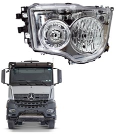 Farol Principal Caminhão Mercedes-Benz Arocs Após 2022 - Lado Esquerdo 9618202659 Farol Principal Caminhão Mercedes-Benz Arocs Após 2022 - Lado Esquerdo 9618202659