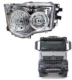 Farol Principal Caminhão Mercedes-Benz Arocs Após 2022 Lado Direito - 9618202759