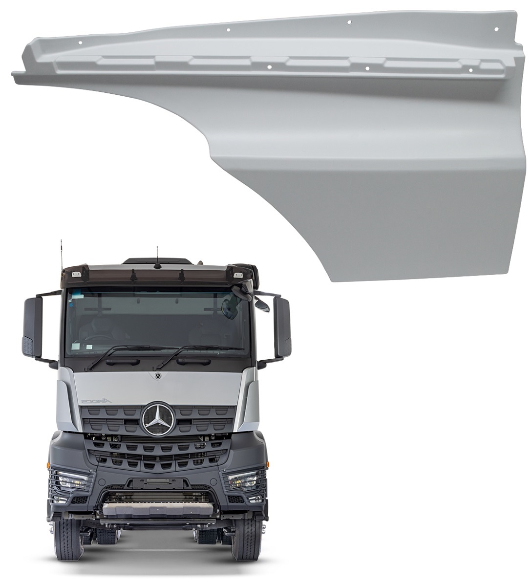 Extensão Porta Caminhão Mercedes-Benz Arocs Após 2022 Lado Direito - 9607201201