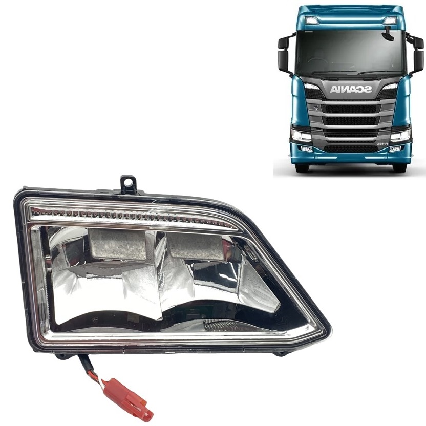 Farol Auxiliar Teto Caminhão Scania Série 7 Cabine Alta Lado Direito - 2535367