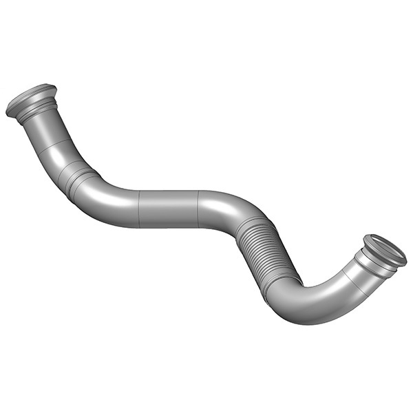 Tubo Saída Motor Intermediario Caminhão Volvo VM 2012 até 2022 Euro 5 - 1869748