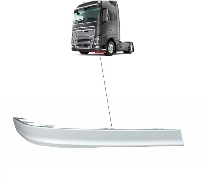 Spoler Lateral Caminhão Volvo FH Após 2015 Lado Direito - 21492588