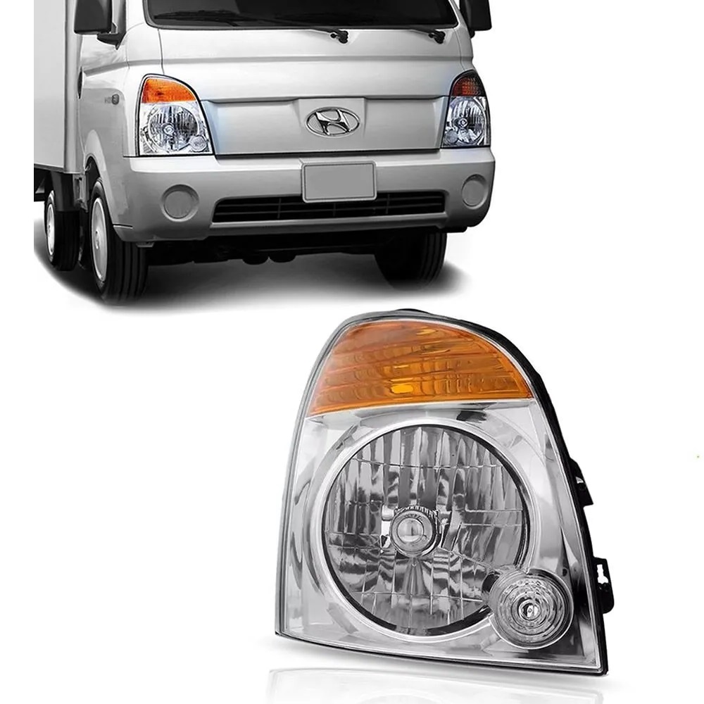 Farol Principal Para Caminhão Hyundai HR Lado Esquerdo- 921024F010