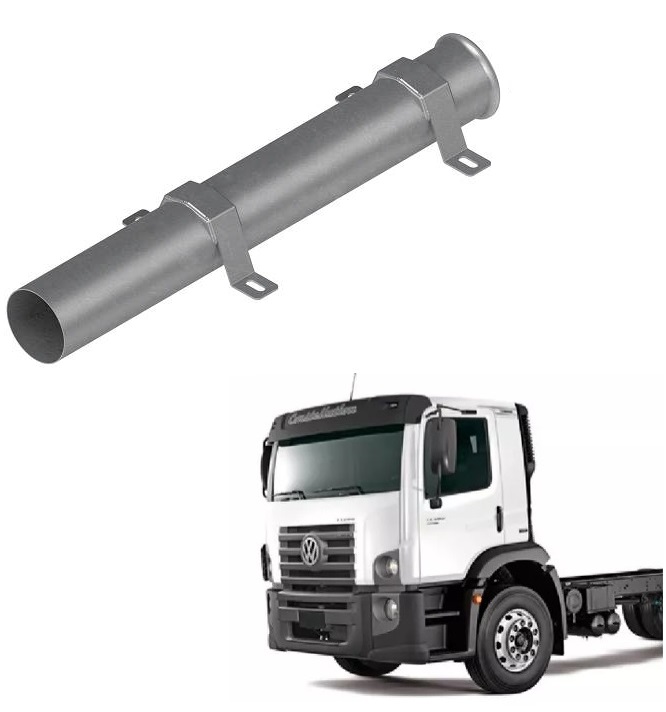 Tubo Terminal Escapamento Caminhão Volkswagen Constellation Euro V - 2T2253683BC