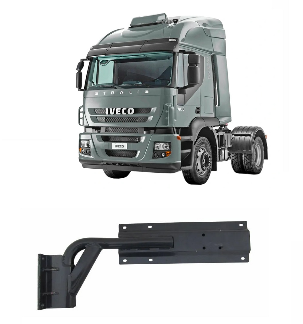 Suporte Paralama Cabine Dianteiro Caminhão Iveco Stralis, New Stralis, EueroTech Lado Esquerdo - 503102636