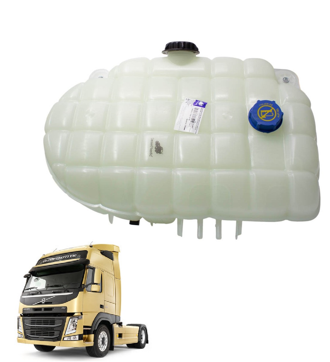 Reservatorio Radiador Caminhão Volvo FM4 Após 2013 - 22430366
