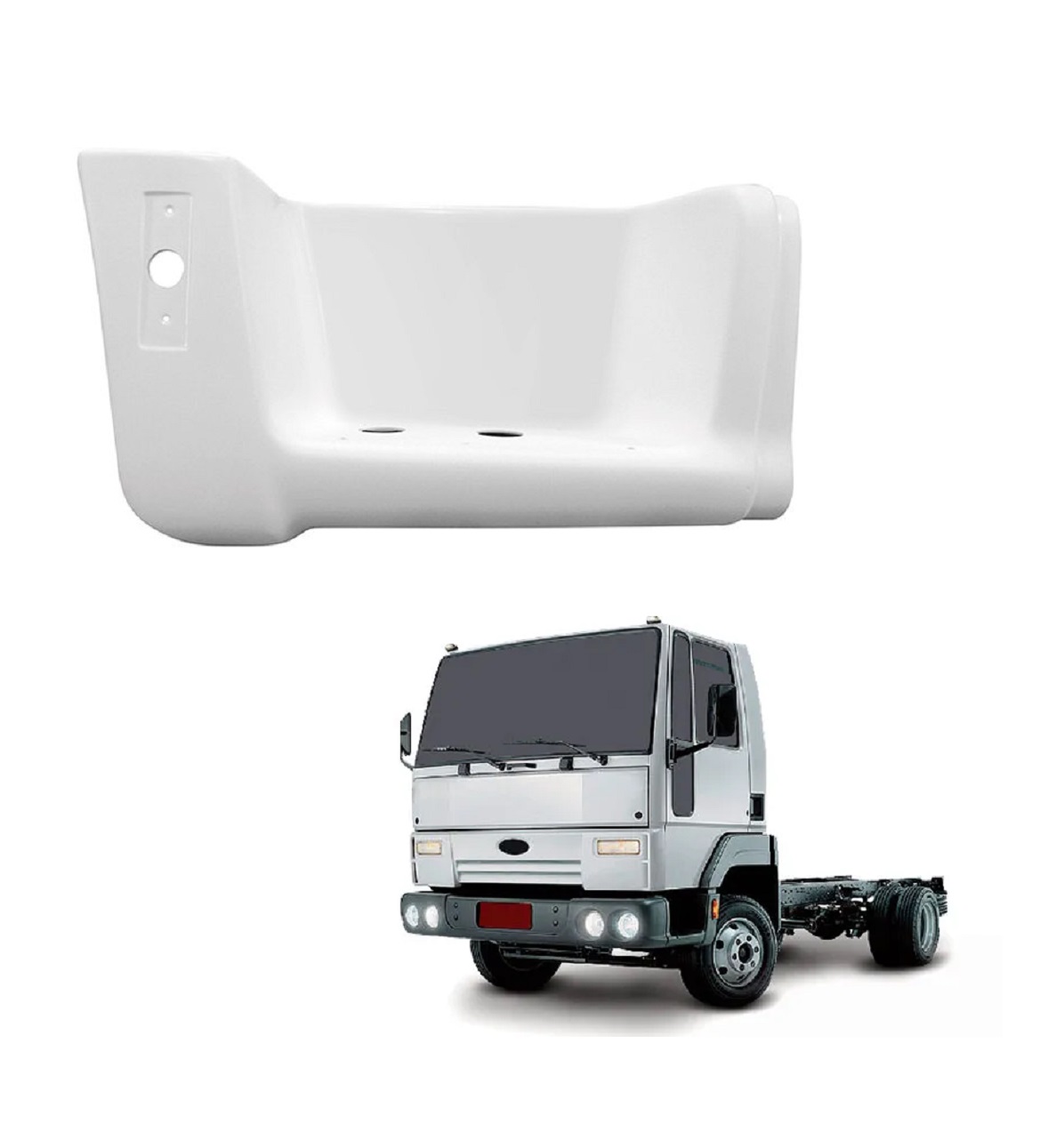 Estribo Caminhão Ford Cargo 815 Após 2000 Lado Direito - 1C456820044ACYBC/ 1C456820044RCYB