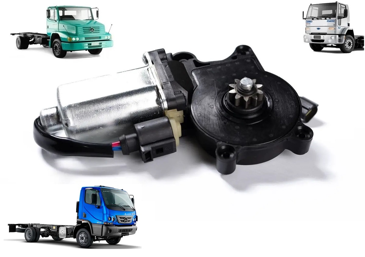 Motor Vidro Elétrico Caminhão Mercedes-Benz Accelo, Ford Cargo Lado Direito - 0130821978