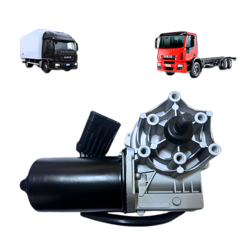 Motor Limpador Parabrisa Caminhão Iveco Tector, Cursor - 24 Volts - 504085685