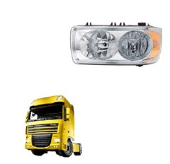 Farol Principal Caminhão DAF XF 105 Lado Esquerdo - 1699300